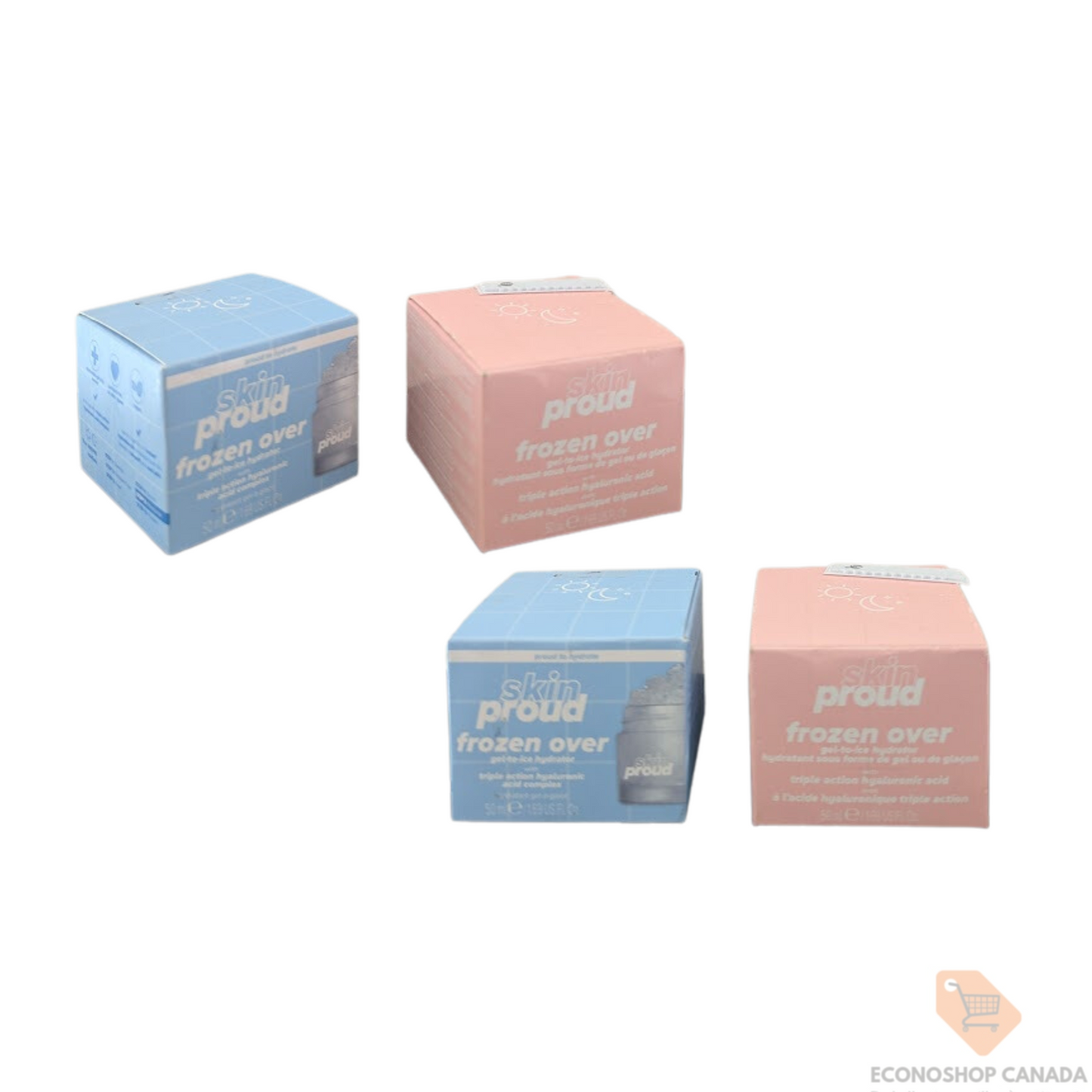 Skin Proud - Frozen Over - Gel hydratant à la glace avec acide hyaluronique triple action, 100 % végétalien