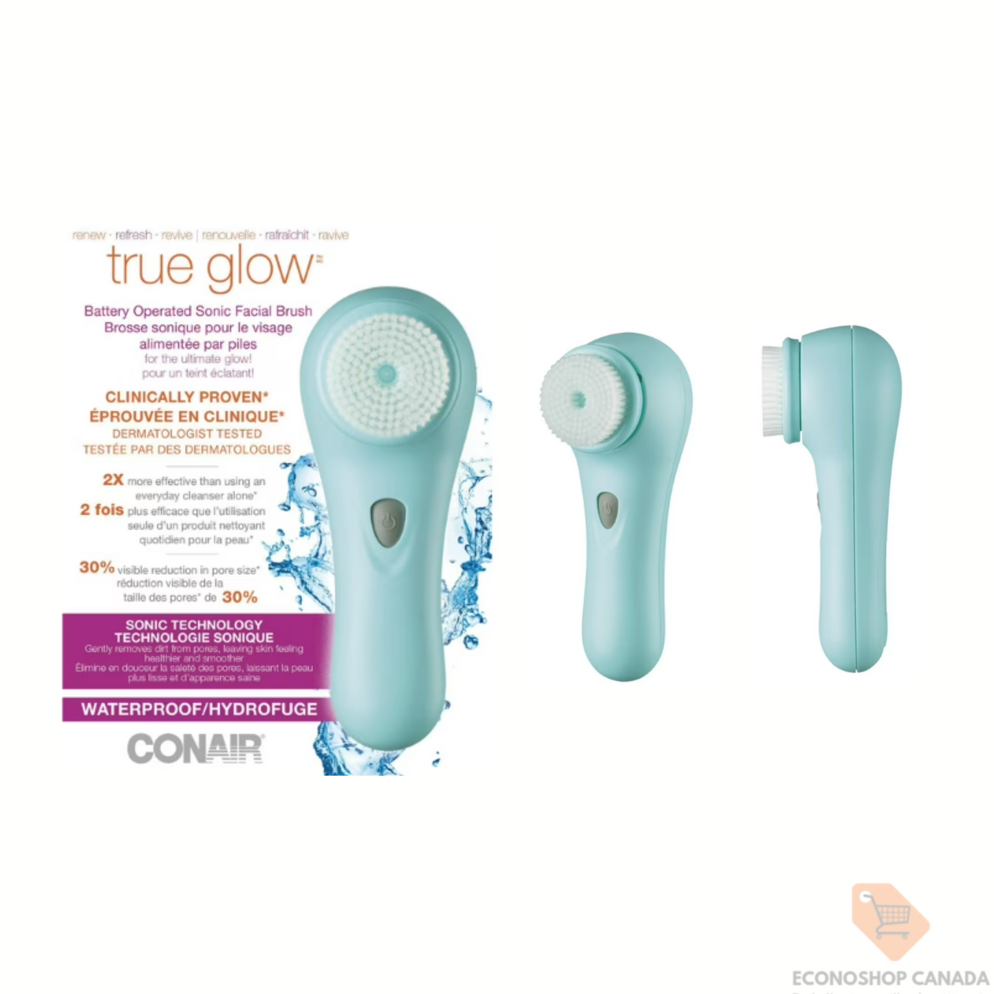 Conair Battery Operated Sonic Facial Brush