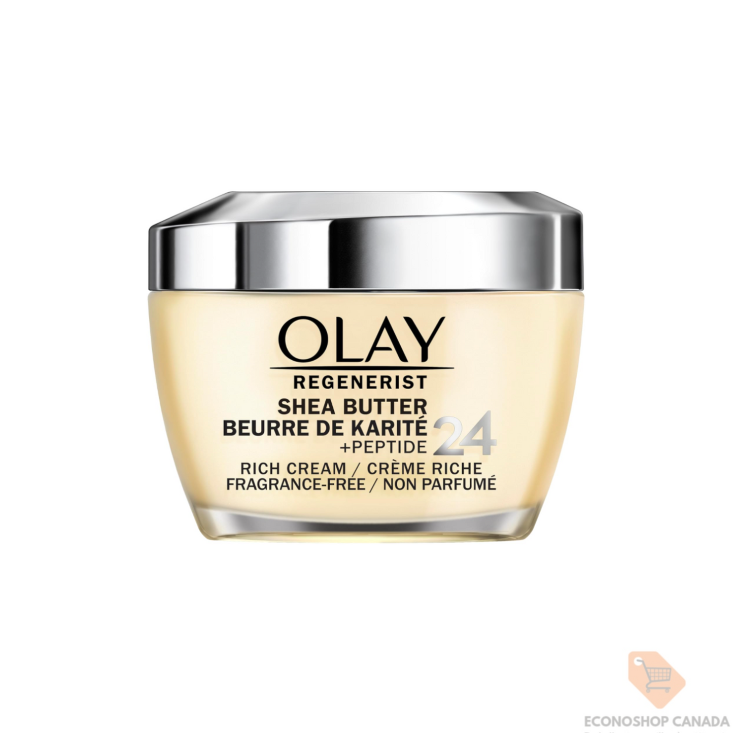 Olay Regenerist Shea Butter + Peptide 24 Face Moisturizer, Fragrance-Free