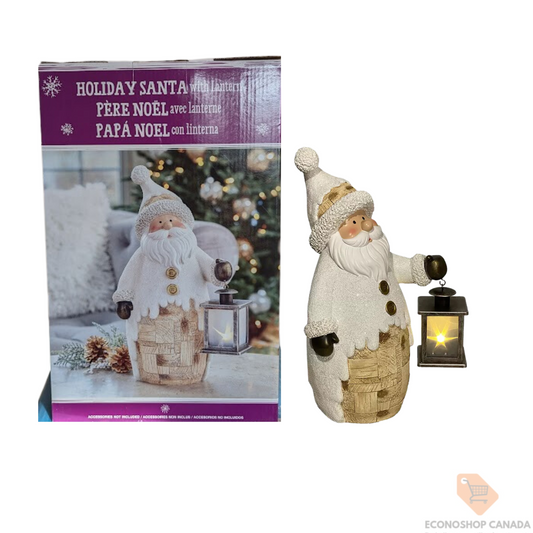 Holiday Santa with Lantern